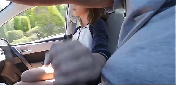  WTF! Charity Crawford blowjob Uber driver step bro